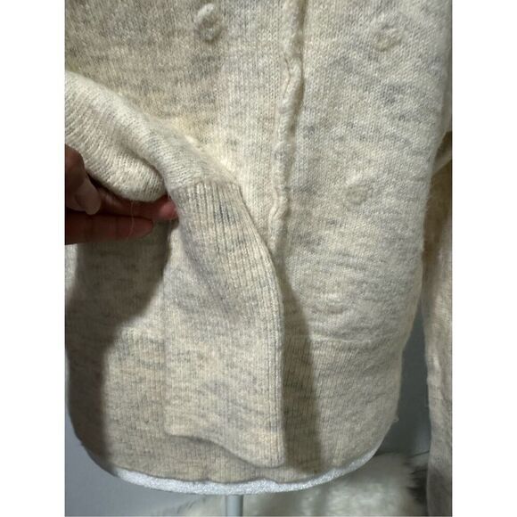 WilliamRast xs sweater Swiss dot cream alpaca blend - Picture 3 of 7